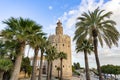 Gold Tower in Seville, Andalusia, Spain. Royalty Free Stock Photo