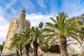 Gold Tower in Seville, Andalusia, Spain. Royalty Free Stock Photo