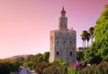 Gold Tower, Seville. Royalty Free Stock Photo