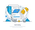 Gold trading, ÃÂrypto currency exchange bitcoin financial technology