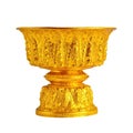 Gold tray Royalty Free Stock Photo