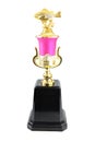 Gold Trophies isolated Royalty Free Stock Photo