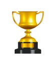 Gold Trophy Cup Royalty Free Stock Photo