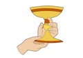 Gold trophy