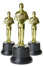Gold trophys Royalty Free Stock Photo