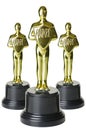 Gold trophys Royalty Free Stock Photo