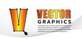 Gold Vector illustration  line drawing  with the pen tool concept Royalty Free Stock Photo