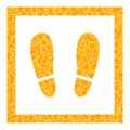 Gold Vector Stay Here Mosaic Icon