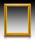 Gold vintage frame, Elegant vintage gold, Gilded picture frame with beading