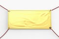 Gold vinyl banner