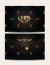 Gold VIP textured envelope