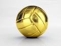 Gold volley ball Royalty Free Stock Photo