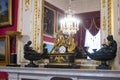 Gold watch. The interior of the Palace in Gatchina.
