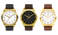 Gold watch Royalty Free Stock Photo