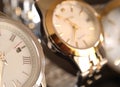 Gold watches Royalty Free Stock Photo