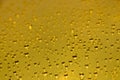 Gold water drops Royalty Free Stock Photo