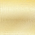 Gold wavy dotted background