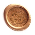 Gold wax seal