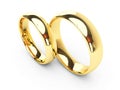 Gold wedding rings