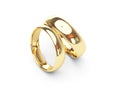 Gold wedding rings