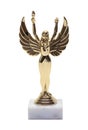 Winged Girl Trophy Royalty Free Stock Photo