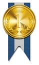 Gold winner medal