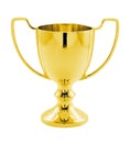 Gold Winners trophy isolated