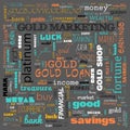 gold word cloud, text, word cloud use for banner, painting, motivation, web-page, website background, t-shirt & shirt printing, Royalty Free Stock Photo