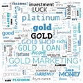 gold word cloud, text, word cloud use for banner, painting, motivation, web-page, website background, t-shirt & shirt printing, Royalty Free Stock Photo