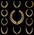 Gold Wreaths