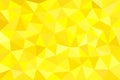 Gold, yellow, polygonal, trigonal background. Royalty Free Stock Photo