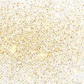 Gold glitter celebratory confetti background Royalty Free Stock Photo