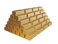 Goldbars pyramid