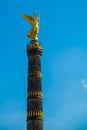 Goldelse, Statue of St. Victoria on the Victory Column, Tiergarten, Berlin, Germany Royalty Free Stock Photo