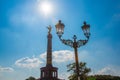 Goldelse, Statue of St. Victoria on the Victory Column, Tiergarten, Berlin, Germany Royalty Free Stock Photo