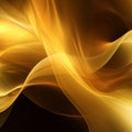 Golden abstract background, AI Generated Royalty Free Stock Photo