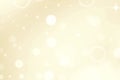 Golden abstract background bokeh blurred beautiful shiny lights Christmas Royalty Free Stock Photo