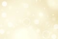 Golden abstract background bokeh blurred beautiful shiny lights Christmas Royalty Free Stock Photo