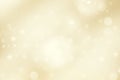 Golden abstract background bokeh blurred beautiful shiny lights Christmas Royalty Free Stock Photo