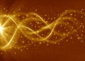 Golden abstract background