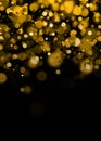 Golden Abstract Bokeh Background Royalty Free Stock Photo