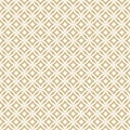 Golden abstract floral seamless pattern. Vector gold and white background Royalty Free Stock Photo