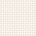 Golden abstract geometric seamless pattern in oriental style. Luxury background Royalty Free Stock Photo