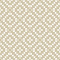 Golden abstract geometric seamless pattern. Vector white and gold ornament Royalty Free Stock Photo