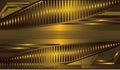 Golden abstract linear ornamental extract packaging background.