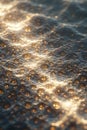 Golden Abstract Particle Network Data Flow Background, Portrait Images Generative AI Royalty Free Stock Photo