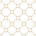 Golden abstract seamless pattern. Subtle gold and white texture with lattice Royalty Free Stock Photo