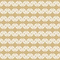 Golden abstract vector geometric seamless pattern with triangles, zigzag, grid Royalty Free Stock Photo