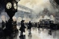 Golden Age Glory: A Monotype Ode to Railway\'s Past