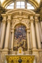 Golden Altar Santa Maria della Salute Church Basilica Venice Italy